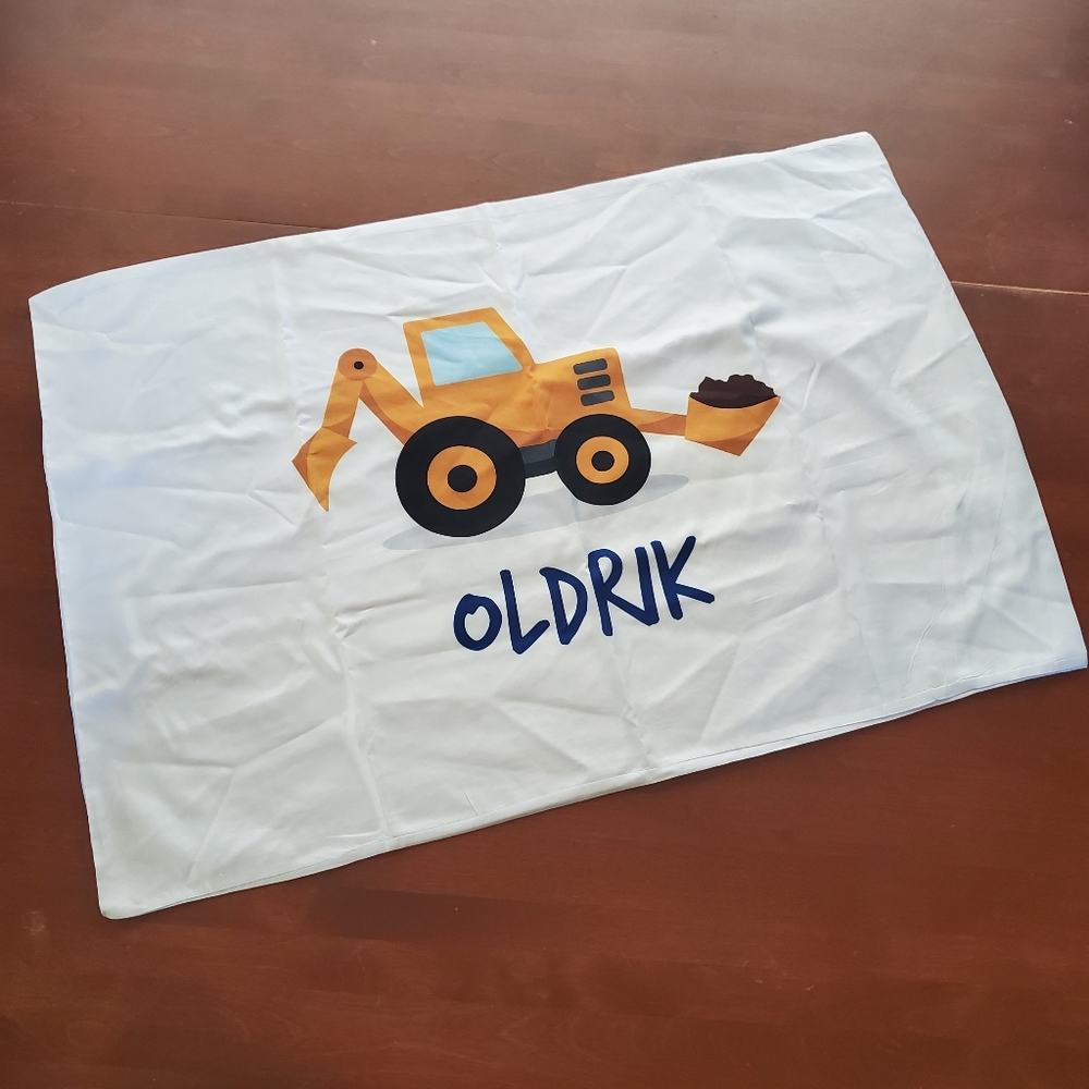 Standard Pillowcase construction vehicle excavator